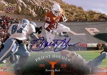 2011 Upper Deck University of Texas - Autographs #59 Priest Holmes Front