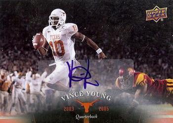 2011 Upper Deck University of Texas - Autographs #74 Vince Young Front