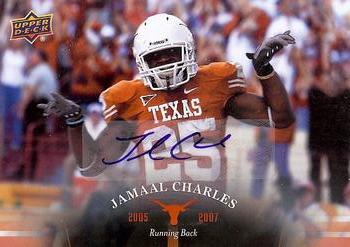 2011 Upper Deck University of Texas - Autographs #76 Jamaal Charles Front