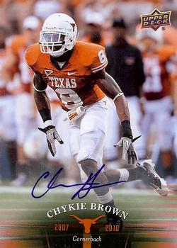 2011 Upper Deck University of Texas - Autographs #78 Chykie Brown Front