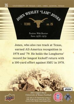 2011 Upper Deck University of Texas - Gold #36 John Wesley 