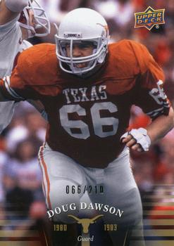 2011 Upper Deck University of Texas - Gold #43 Doug Dawson Front
