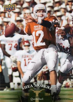 2011 Upper Deck University of Texas - Gold #58 Shea Morenz Front