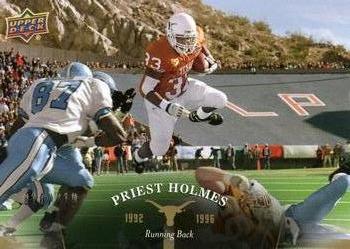 2011 Upper Deck University of Texas - Gold #59 Priest Holmes Front