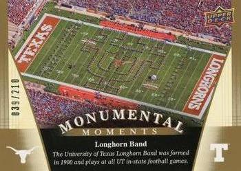 2011 Upper Deck University of Texas - Gold #98 Longhorn Band Front