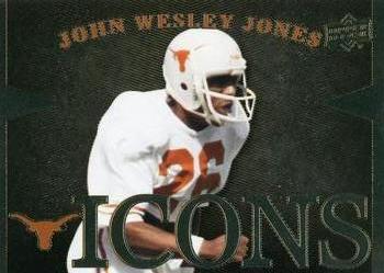 2011 Upper Deck University of Texas - Icons #I-LJ John Wesley Jones Front