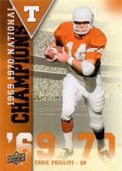 2011 Upper Deck University of Texas - National Champions #NC-EP Eddie Phillips Front