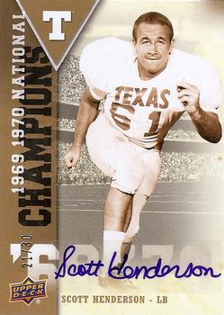 2011 Upper Deck University of Texas - National Champions Autographs #NC-SH Scott Henderson Front