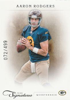 2011 Panini Prime Signatures #1 Aaron Rodgers Front