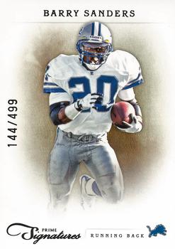 2011 Panini Prime Signatures #10 Barry Sanders Front