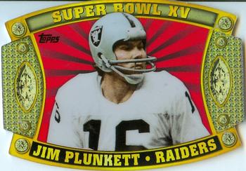2011 Topps - Super Bowl Legends Giveaway Die Cut #SB-19 Jim Plunkett Front