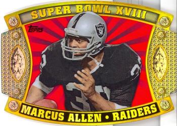 2011 Topps - Super Bowl Legends Giveaway Die Cut #SB-21 Marcus Allen Front