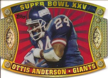 2011 Topps - Super Bowl Legends Giveaway Die Cut #SB-25 Ottis Anderson Front