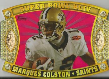 2011 Topps - Super Bowl Legends Giveaway Die Cut #SB-39 Marques Colston Front
