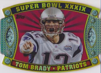 2011 Topps - Super Bowl Legends Giveaway Die Cut #SB-49 Tom Brady Front