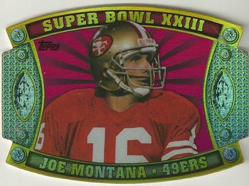 2011 Topps - Super Bowl Legends Giveaway Die Cut #SB-62 Joe Montana Front