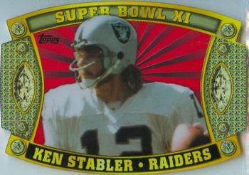 2011 Topps - Super Bowl Legends Giveaway Die Cut #SB-72 Ken Stabler Front