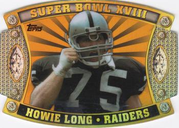 2011 Topps - Super Bowl Legends Giveaway Die Cut Gold #SB-66 Howie Long Front