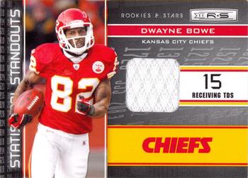 2011 Panini Rookies & Stars - Statistical Standouts Materials #20 Dwayne Bowe Front