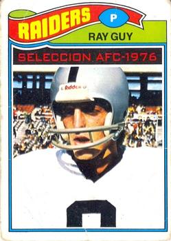 1977 Topps Mexican #320 Ray Guy Front