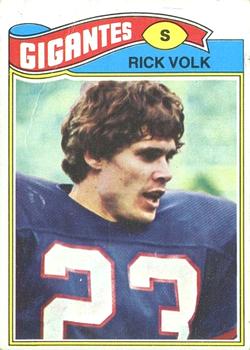 1977 Topps Mexican #8 Rick Volk Front
