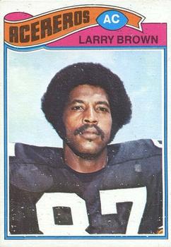 1977 Topps Mexican #51 Larry Brown Front