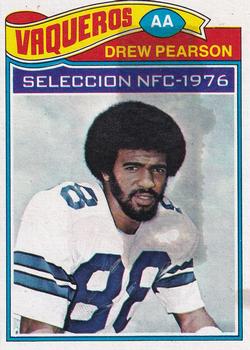 1977 Topps Mexican #130 Drew Pearson Front
