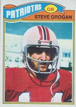 1977 Topps Mexican #165 Steve Grogan Front