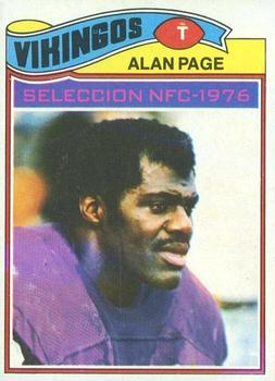 1977 Topps Mexican #230 Alan Page Front