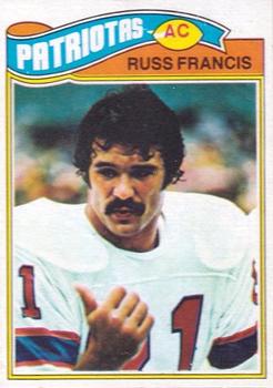 1977 Topps Mexican #251 Russ Francis Front