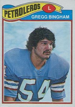 1977 Topps Mexican #366 Gregg Bingham Front