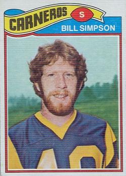 1977 Topps Mexican #406 Bill Simpson Front