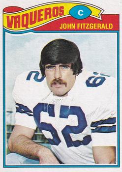 1977 Topps Mexican #447 John Fitzgerald Front