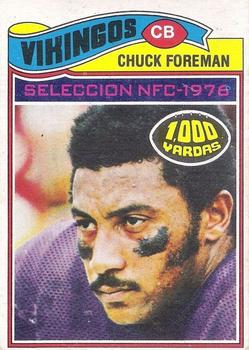 1977 Topps Mexican #500 Chuck Foreman Front