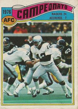 1977 Topps Mexican #526 AFC Championship Front