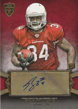 2011 Topps Supreme - Rookie Autographs Red #SRA-RW Ryan Williams Front