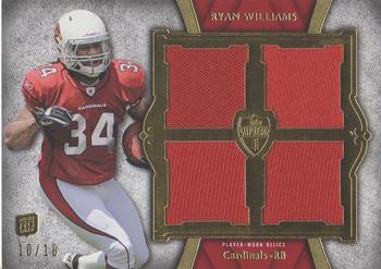 2011 Topps Supreme - Rookie Quad Relics Red #SRQR-RW2 Ryan Williams Front