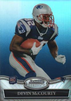 2010 Bowman Sterling - Blue Refractors #15 Devin McCourty  Front
