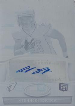 2010 Bowman Sterling - Printing Plates Cyan #BSAAR Andre Roberts Front