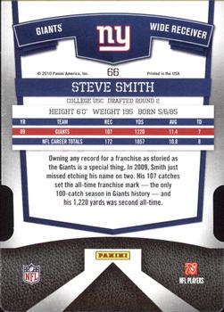 2010 Donruss Elite - Aspirations #66 Steve Smith Back