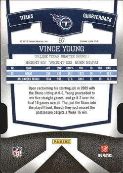 2010 Donruss Elite - Aspirations #97 Vince Young Back
