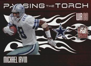 2010 Donruss Elite - Passing the Torch Red #15 Michael Irvin / Miles Austin  Front