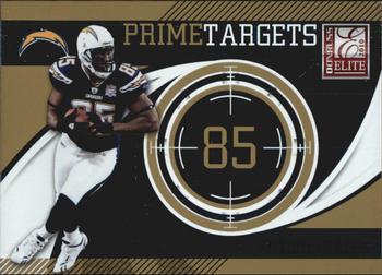 2010 Donruss Elite - Prime Targets Gold #3 Antonio Gates  Front