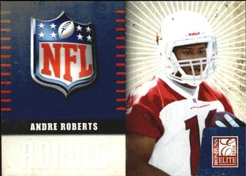 2010 Donruss Elite - Rookie NFL Shield #1 Andre Roberts  Front