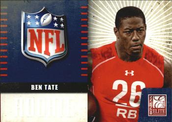 2010 Donruss Elite - Rookie NFL Shield #4 Ben Tate  Front