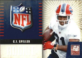 2010 Donruss Elite - Rookie NFL Shield #6 C.J. Spiller  Front