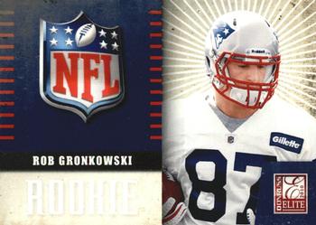 2010 Donruss Elite - Rookie NFL Shield #29 Rob Gronkowski  Front