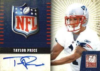 2010 Donruss Elite - Rookie NFL Shield Autographs #33 Taylor Price  Front
