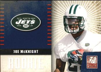 2010 Donruss Elite - Rookie NFL Team Logo #20 Joe McKnight  Front