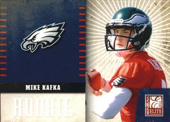 2010 Donruss Elite - Rookie NFL Team Logo #25 Mike Kafka  Front